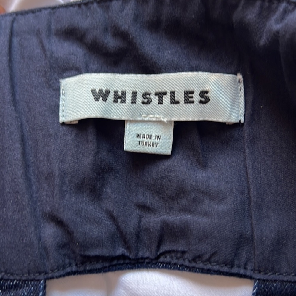 Whistles Women’s A-line Denim Mini Dress Size 2 Blue - Picture 7 of 9